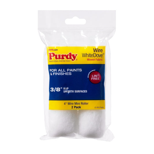 Purdy White Dove Sleeve 4" x 3/8" / Pack 2