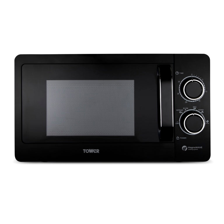 Tower 20L Manual Microwave 800w Black