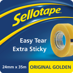 Sellotape Original Golden Tape 24mm x 35m