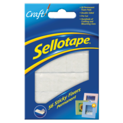 Sellotape Sticky Fixer Pads Pack 56