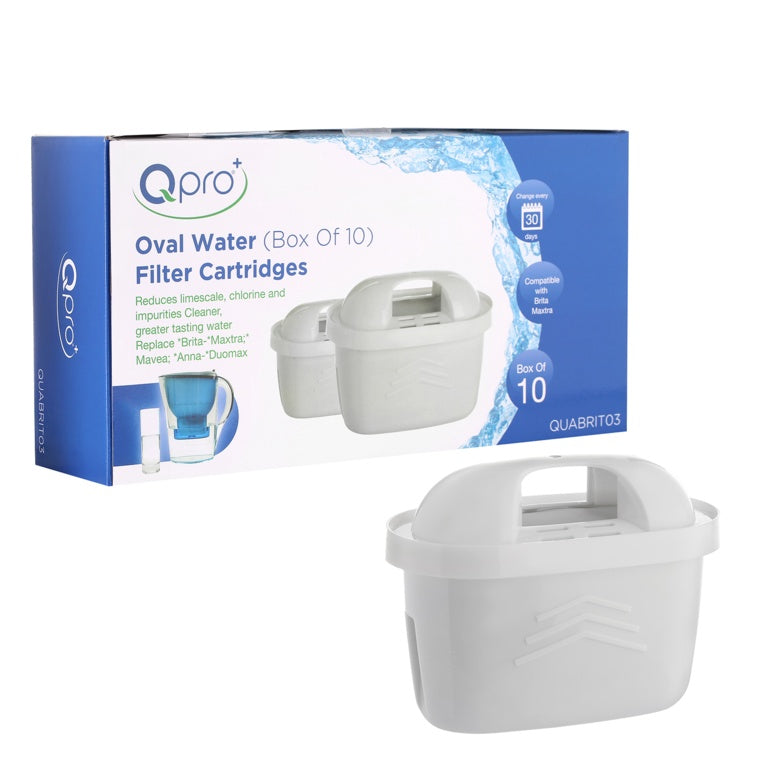 Qpro Compatible Brita Maxra Water Filter Pack 10