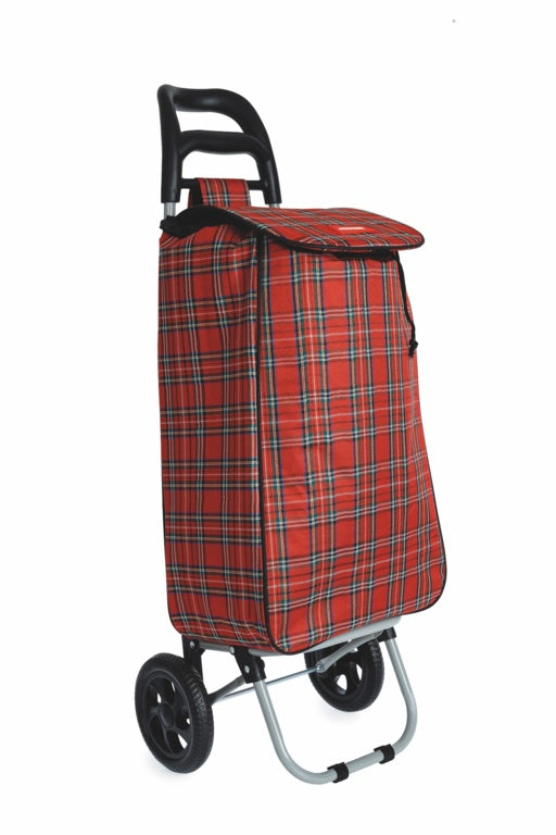 Casa & Casa 2 Wheel Shopping Trolley Tartan