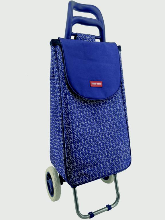 Casa & Casa 2 Wheel Shopping Trolley Geometric