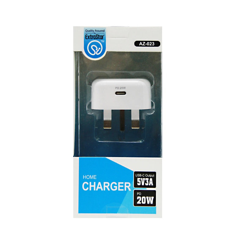 Extrastar Type C Home Plug Charger White