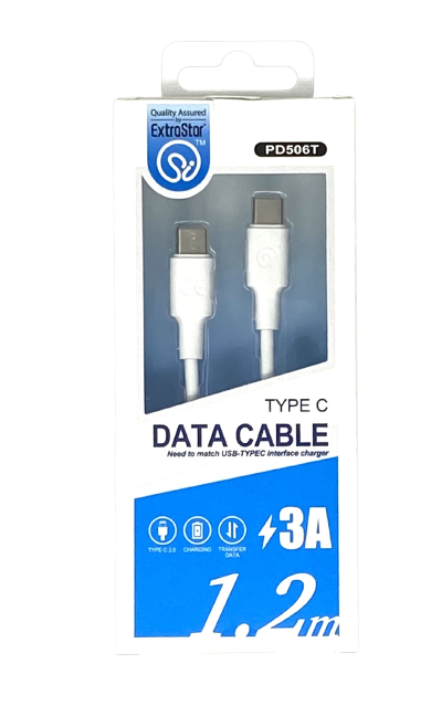 Extrastar Type C To Type C Data Cable 1.2m