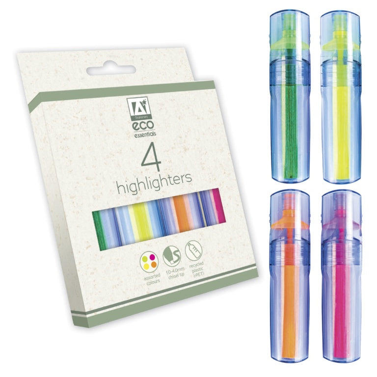 Ig Design Eco Essentials Highlighters Pack 4