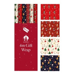 Tallon Christmas Wrapping Paper 4m Nutcracker