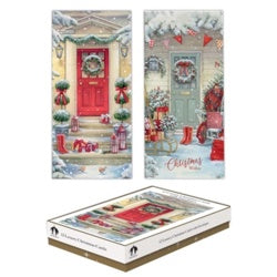 Tallon Slim Traditional Christmas Cards 12 Pack