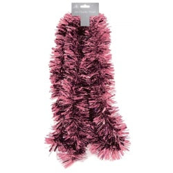 Tallon Chunky Christmas Tinsel 2m Blush Pink