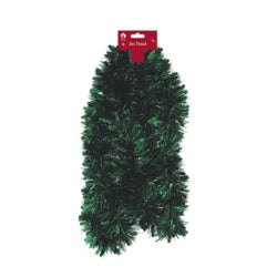 Tallon Chunky Christmas Tinsel 2m Dark Green