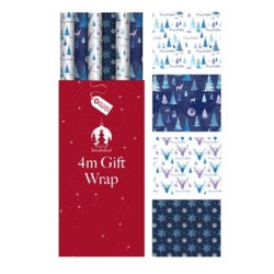 Tallon Christmas Wrapping Paper 4m Midnight Forest