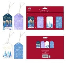 Tallon Midnight Forest Christmas Gift Tags 20 Pack