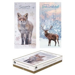 Tallon Slim Christmas Cards 12 Pack