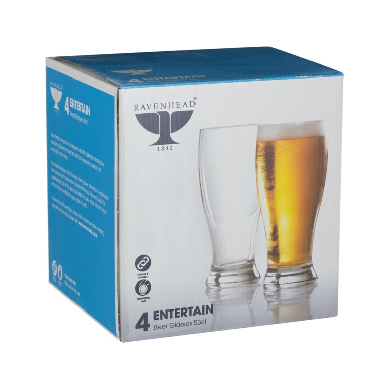 Ravenhead Entertain Beer Glasses Set 4