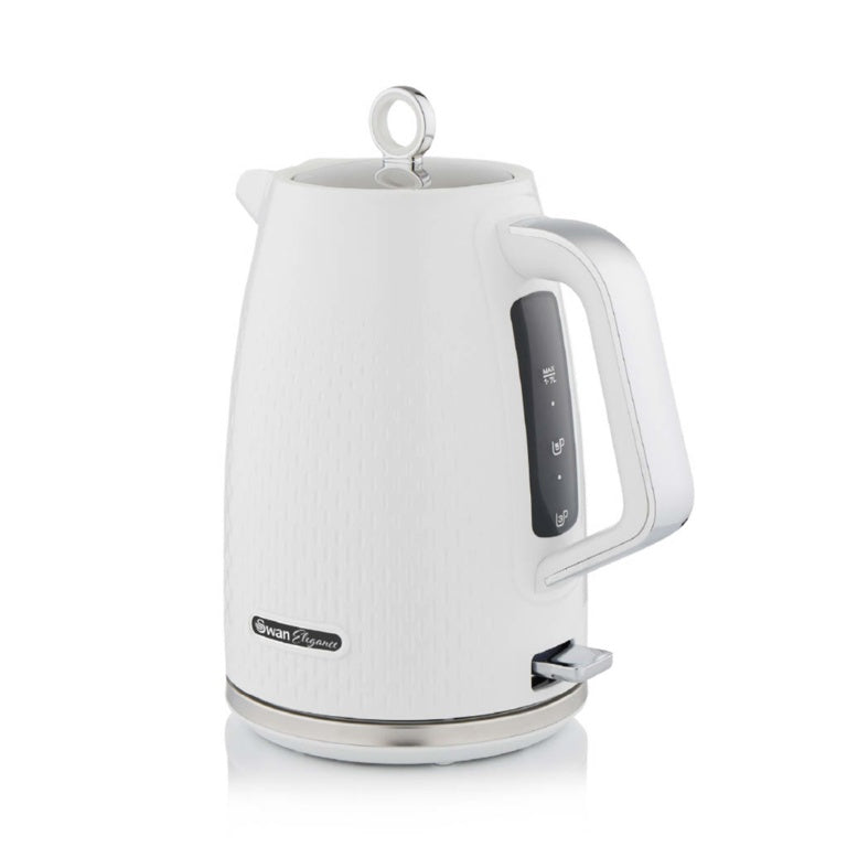 Swan White Textured Jug Kettle 1.7L