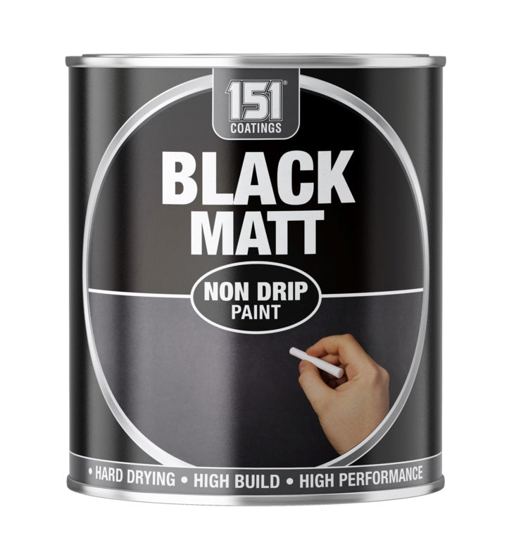 151 Coatings Matt Paint 300ml Black