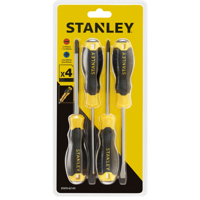 Stanley Mixed Screwdriver Set 4 Piece