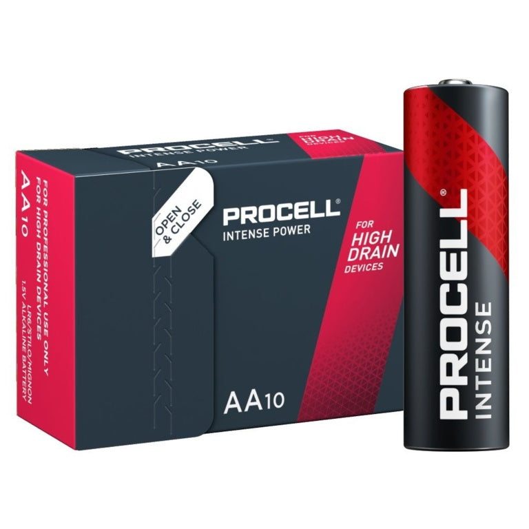 Procell Intense Alkaline Battery LR6 AA Mn 10 Pack