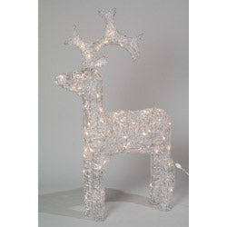 Kaemingk LED Outdoor Acrylic Reindeer 90cm Warm White