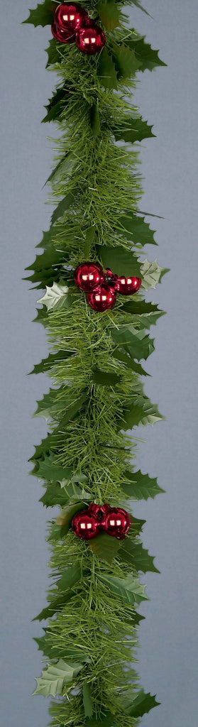 Premier Tinsel With Holly & Berrys 2.7m x 12cm