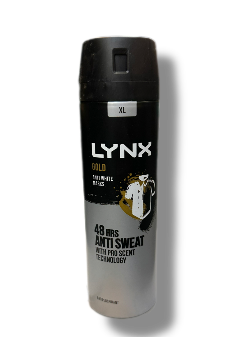 Lynx Anti Perspirant Aersol 200ml Gold