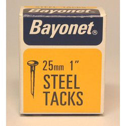 Bayonet Tacks (Fine Cut Steel) Blue (Box Pack) 10mm