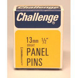 Challenge Panel Pins Bright Steel (Box Pack) 13mm