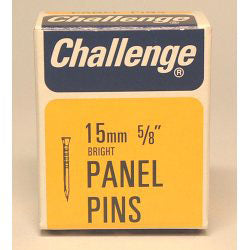 Challenge Panel Pins Bright Steel (Box Pack) 13mm