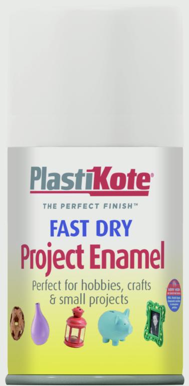 PlastiKote Fast Dry Enamel Aerosol Paint Gloss Black 100ml