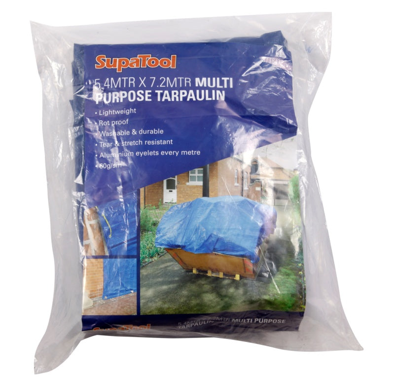 SupaTool Tarpaulin 5.4m x 7.2m