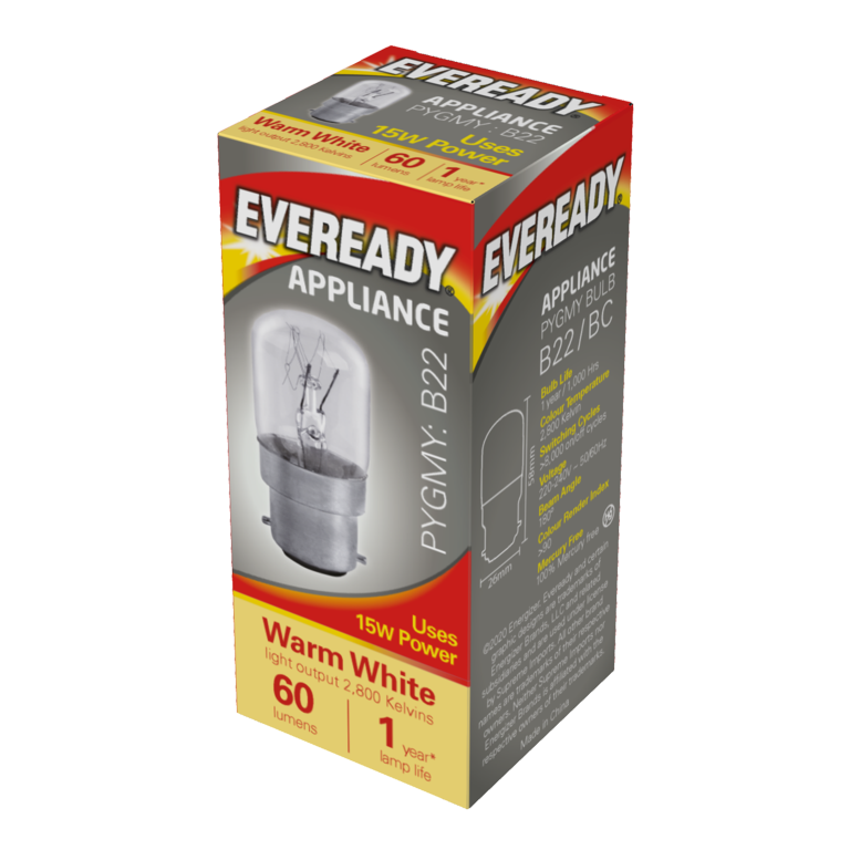 Eveready Pygmy 15W BC Clear Pack 10