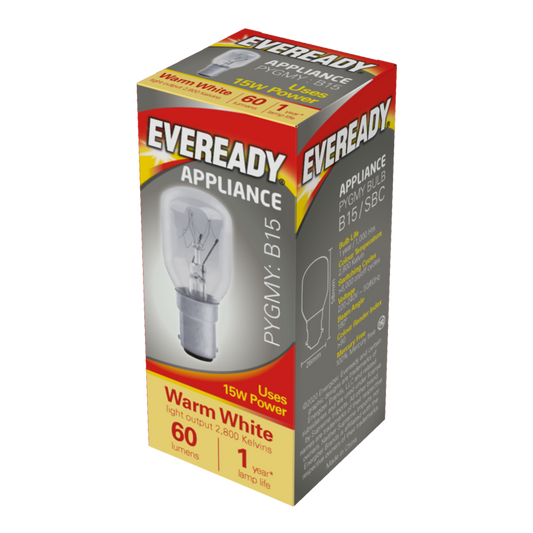 Eveready Pygmy 15W SBC Clear Pack 10