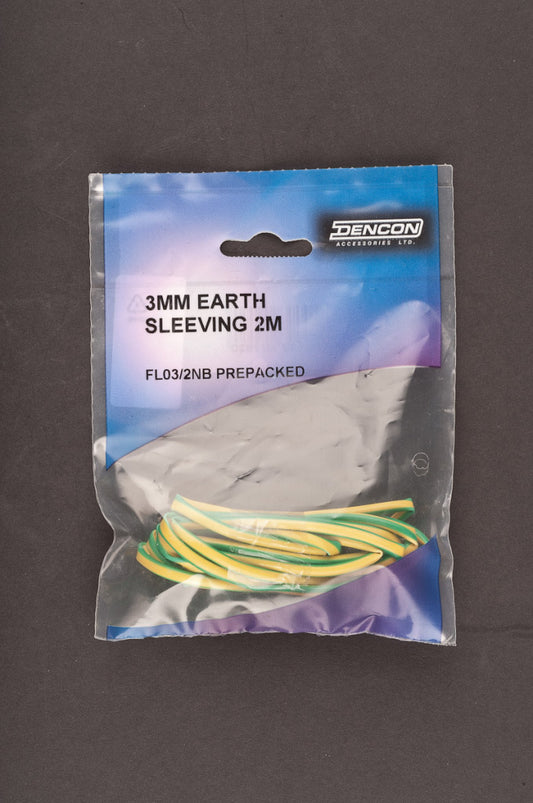 Dencon 3mm Earth Sleeving 2m