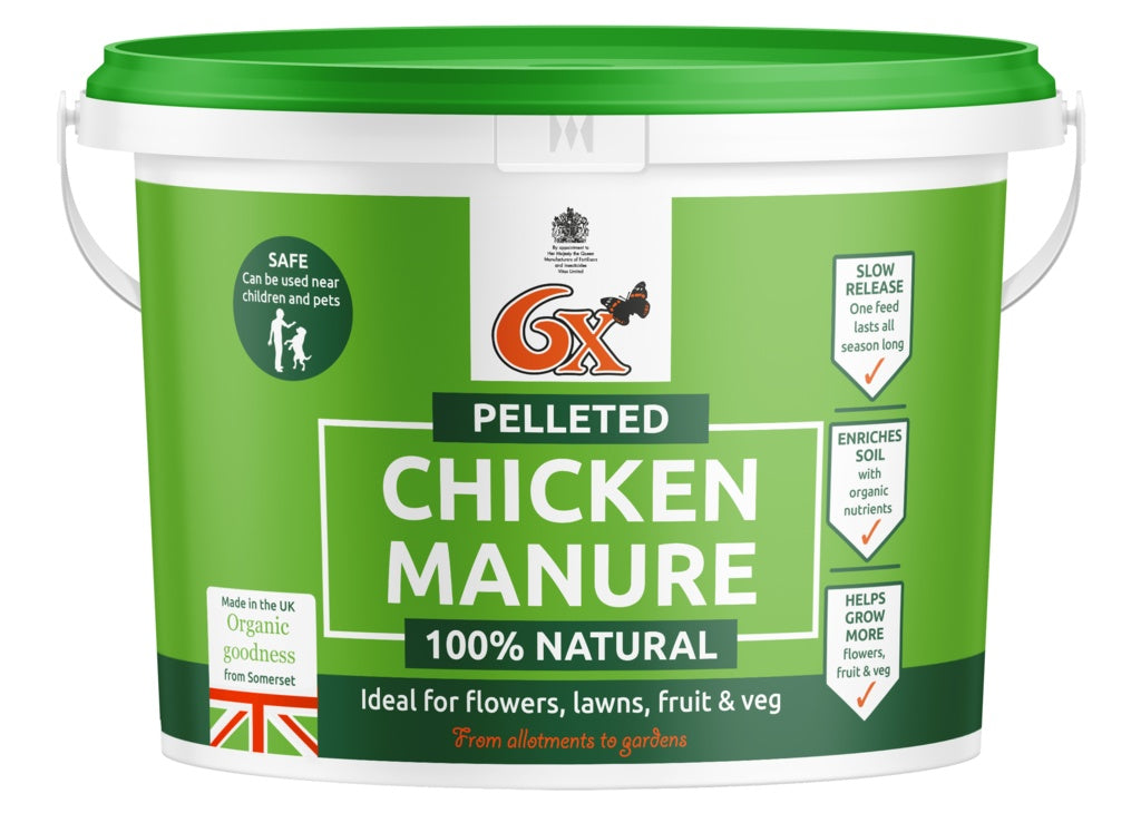 Vitax 6x Pelleted Chicken Manure 20kg