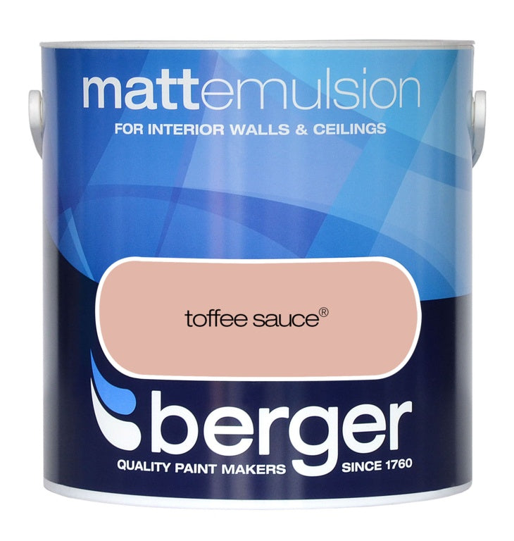 Berger Matt Emulsion 2.5L Toffee Sauce