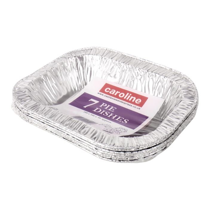 Caroline Rectangle Foil Pie Dish 16oz Pack 7