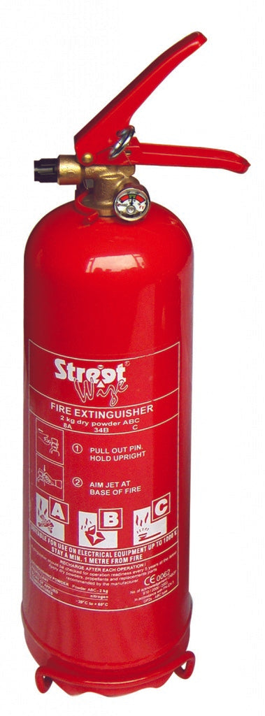 Streetwize ABC Fire Extinguisher With Gauge 1kg