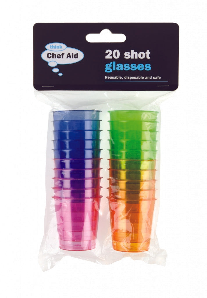 Chef Aid Shot Glasses 20 Pack