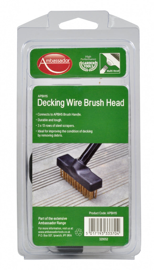 Ambassador Decking Wire Brush Head