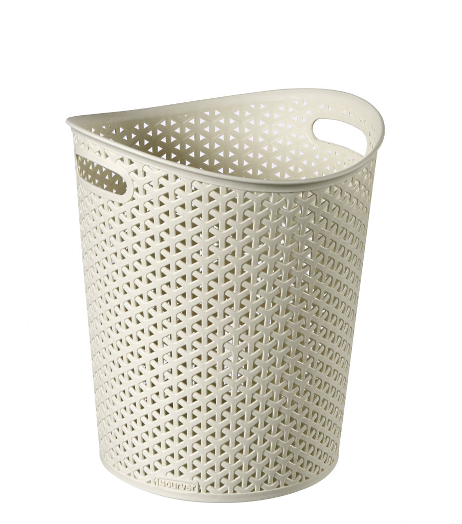 Curver My Style Paper Bin Vintage White 13L