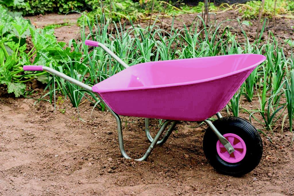 Ambassador Boxed Wheelbarrow 85L Pink