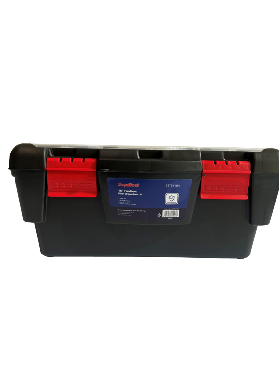 SupaTool Toolbox With Organiser Lid 16"