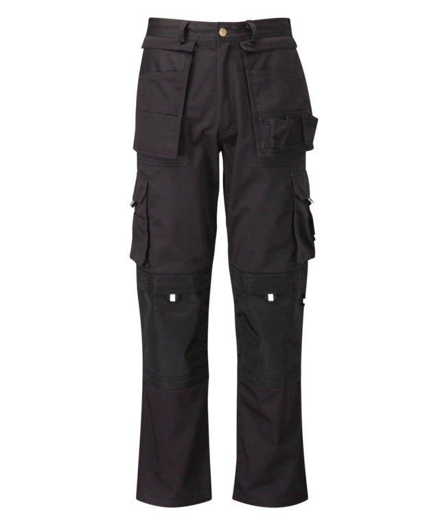 Orbit Pro Black Multi Pocket Trousers 30R