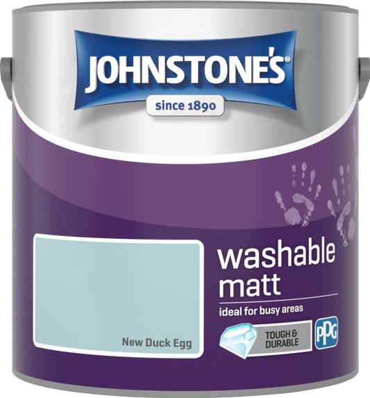 Johnstone's Washable Matt 2.5L New Duck Egg