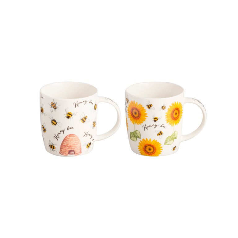 Price & Kensington Honey Bee Mugs Assorted 340ml