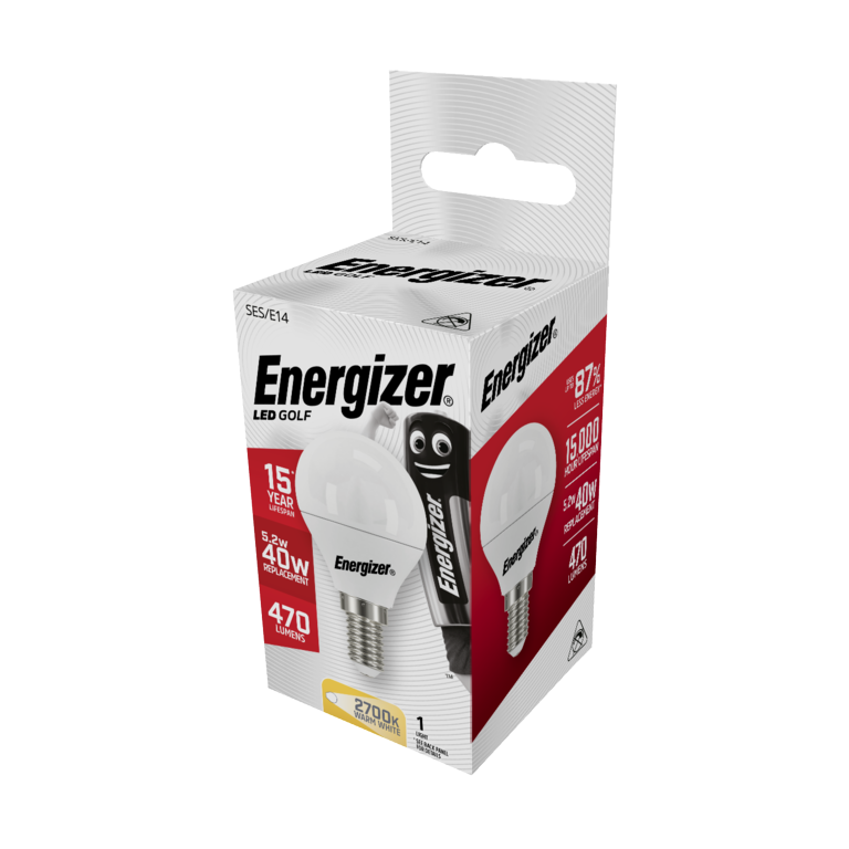 Energizer LED Golf Warm White 2700k E14 5.2w 470lm