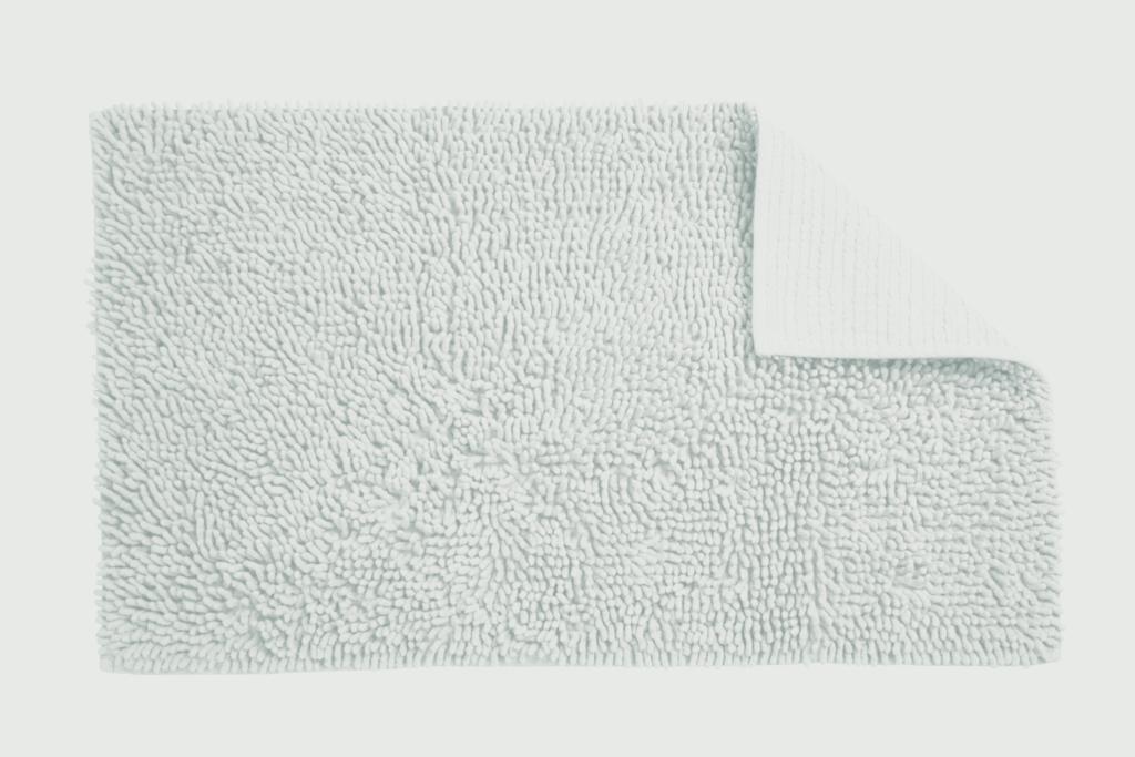 Croydex White Cotton Bathroom Mat Textile Bath Mats/White