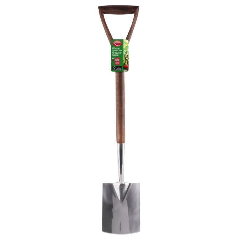 Ambassador Ash Handle Graduate Digging Spade Stainless Steel