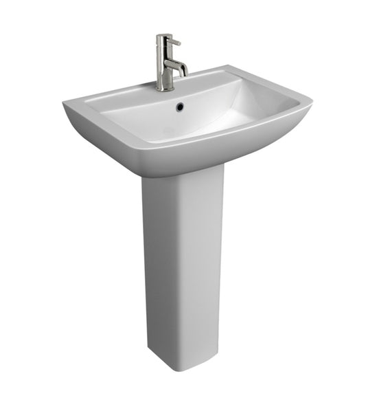 Kvit Pure 1 Tap Hole Basin 550mm