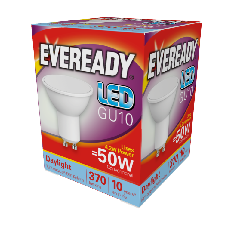 Eveready LED GU10 5W 370lm Daylight 6500k